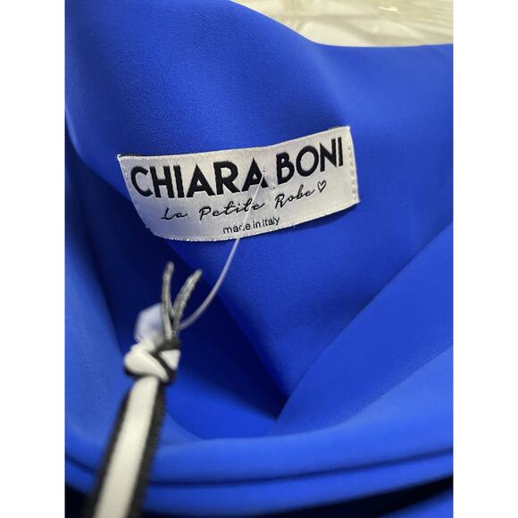 Chiara Boni La Petite Robe Melania Off The Shoulder Cut Out Dress 46 IT/ 10 US - Picture 4 of 7